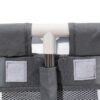 Fabric Baby Playpen, Baby Fence Play Area With Anti Slip Base - Gray - Image 5
