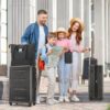 2 Piece Luggage Set With Bags Expanable Spinner Wheels ABS Lightweight Suitcase With Tsa Lock 20" / 24" - Dark Gray - Image 2