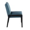Carmen - Contemporary Chair (Set of 2) - Teal / Black - Image 3