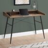 Computer Desk For Home Office, Laptop, Storage Shelves, Versatile Placement - Brown - Image 9