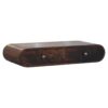 Wall Mounted Console Table - Walnut - Image 2