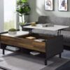 Axel - Printed Faux Marble Coffee Table With Lift Top - Marble - Image 8