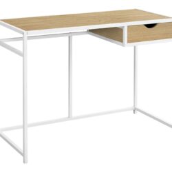 Computer Desk For Home Office, Laptop, Storage Drawer, Contemporary & Modern - Natural