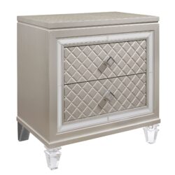 Cross - Glam Nightstand - Champagne