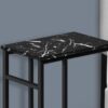 Accent Table, C - Shaped, Modern Design - Black - Image 2