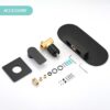 Modern Wall Mount Bathroom Sink Faucet With Waterfall Spout And Brass Rough In Valve - Matte Black - Image 10
