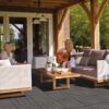 Wood Plastic Composite Deck Tiles (Set of 20), Sustainable Composite Decking Resist Rust, Water, Weather, Easy To Diy & Maintain, Ideal For Patios, Balconies, Rooftops - Light Gray - Image 3
