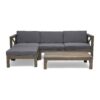 Alcove - L Shape Sofa Set - Dark Gray - Image 12