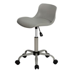 Office Chair, Adjustable Height, Swivel, Ergonomic, Contemporary & Modern - Gray
