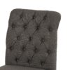 Broxton - Tuft Dining Rolltop Chairs With Button Tufted Backrest (Set of 2) - Dark Gray - Image 10