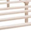 Queen Platform Tufted Upholstered Bed With Wings Design, Strong Wood Slat Support - Gray - Image 10