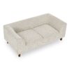 Modern Rectangular Pet Sofa With Backrest And Armrests, Soft Cushion For Small And Medium Dogs - Beige - Image 2