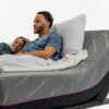 Renew - 11" King Size Flex Head Cooling Gelcare Memory Foam Mattress - Gray - Image 3