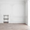 Industrial Round Butler Tray Table - Chestnut - Image 12
