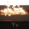 Rectangle Fire Pit, Fuel Versatility - Black - Image 3