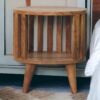 Ariella - Single Shelf Nightstand - Oak - Image 10