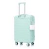 Set 3 Pieces 20" / 24" / 28" Abs Spinner Wheel Luggage, Matching Color, With Combination Lock - Mint Green - Image 23