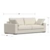 Charlie - Deep Seater Sofa, Upholstered - Cream - Image 13