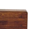 Curved Nordic Charm Cabinet - Brown - Image 9