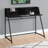 Computer Desk For Home Office, Laptop, Storage Shelves, Modern - Black - Image 7