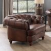 Newport - Leather Chair - Caramel - Image 2