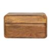 Avora - Wooden Wall Mounted Nightstand - Brown - Image 8