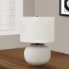 Modern Lighting, Table Lamp, Ceramic - Cream - Image 4
