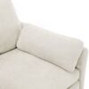 Cozy Upholstered Loveseat Sofa Oversized Comfy Comfy Cloud Sofa Double Cushion Loveseat Sofa Plush Cushion Sofa Couch For Living Room - Beige - Image 20