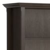 Amherst - Transitional 5 Shelf Bookcase - Brown - Image 10