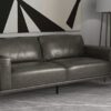 Onyx - Leather Sofa - Gray - Image 5