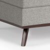 Owen - Square Coffee Table Storage Ottoman - Cloud Gray - Image 5