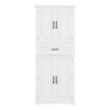 Bathroom Storage Cabinet With Multi Functional Storage Space, Drawer With Slide Rails, Adjustable Shelf - White - Image 20