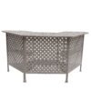 Cast Alumnim Weave Pattern Party Bar Table A - Gray - Image 6
