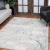 Elegance - 2' X 3' Polyester Area Rug - Blue - Image 4