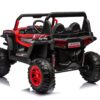 12V7A*1 30W*4 Four-Wheel Drive Leather Seat One Button Start, Forward And Backward, High And Low Speed, Music, Front Light, Power Display, Two Doors Can Open, 2.4G R / C, Seat Belt Four Wheel Absorber - Red - Image 2