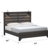 Junipe - Queen Bed With Lights - Brown - Image 7