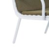 Luna - Outdoor Patio Loveseat - White / Green - Image 10