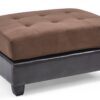 Stylish Contemporary Ottoman - Chocolate - Image 5
