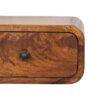 Avora - Mini Wall Mounted 1 Drawer Nightstand - Beige Brown - Image 4