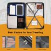 2 Piece Luggage Set With Bags Expanable Spinner Wheels ABS Lightweight Suitcase With Tsa Lock 20" / 28" - Purple - Image 4