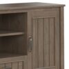 Lev - TV Media Stand - Smoky Brown - Image 8