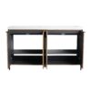 Modern Style Freestanding Bathroom Vanity With Double Resin Sink & Soft Close Cabinet Doors - Light Coffee - Image 15