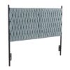 Braided Matisse - Queen Size Headboard - Black / Blue - Image 2