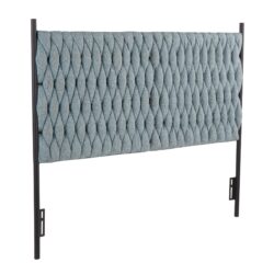 Braided Matisse - Queen Size Headboard - Black / Blue