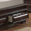 King Storage Bed Elegant - Cappuccino - Image 3