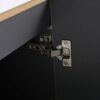 Modern Style Freestanding Bathroom Vanity With Adjustable Shelves, Excluding Sink - Light Coffee - Image 10