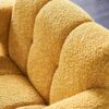 31.10" Wide Boucle Upholstered Accent Chair - Yellow - Image 10