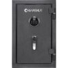 2.02 Cubic Ft Biometric Keypad Fire Resistant Safe - Black - Image 2