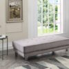 Ottoman For Contemporary Homes - Gray - Image 5