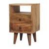 Mini Classic Open Nightstand - Oak - Image 2